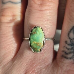 Sterling Silver Turquoise Ring Size 7